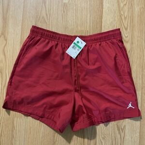 NWT Nike Air Jordan Poolside Standard Fit Gym Red Shorts Mens Sz XL